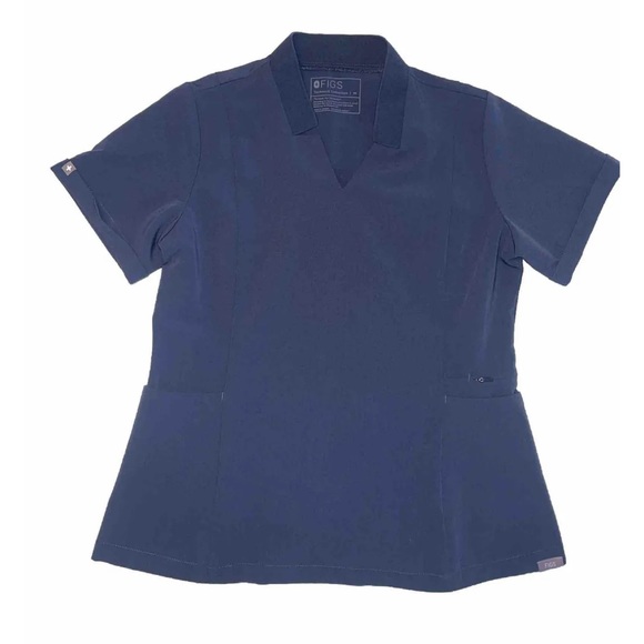 FIGS technical collection womens top size medium inala 3 zipper space gray - Picture 1 of 4